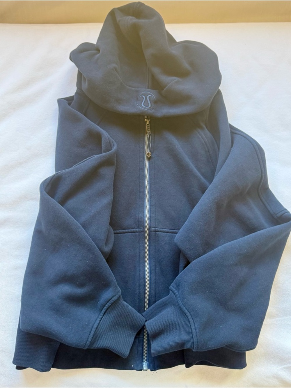 lululemon athletica Navy Blue Full-Zip Hoodie